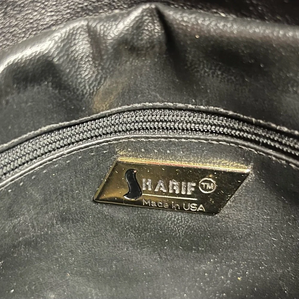 Sharif • Vintage • Small • Brown/ Black • Leather • Crossbody Handbag - Picture 10 of 13